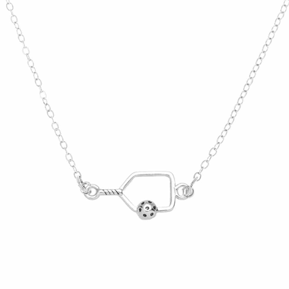 Born to Rally Pickleball Passion Pendant Necklace | Pickleball Sports Trusted