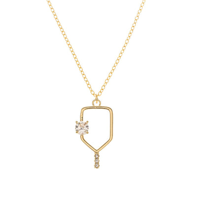 Born to Rally Serve and Sparkle Pickleball Necklace | Pickleball Sports Classic