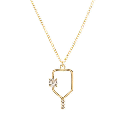 Born to Rally Serve and Sparkle Pickleball Necklace | Pickleball Sports Classic