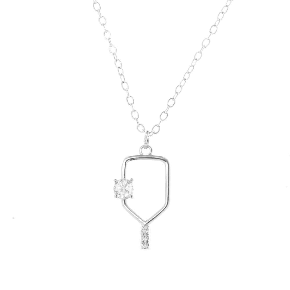 Born to Rally Serve and Sparkle Pickleball Necklace | Pickleball Sports Classic