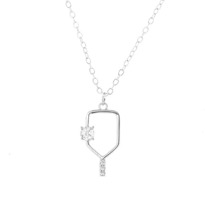 Born to Rally Serve and Sparkle Pickleball Necklace | Pickleball Sports Classic