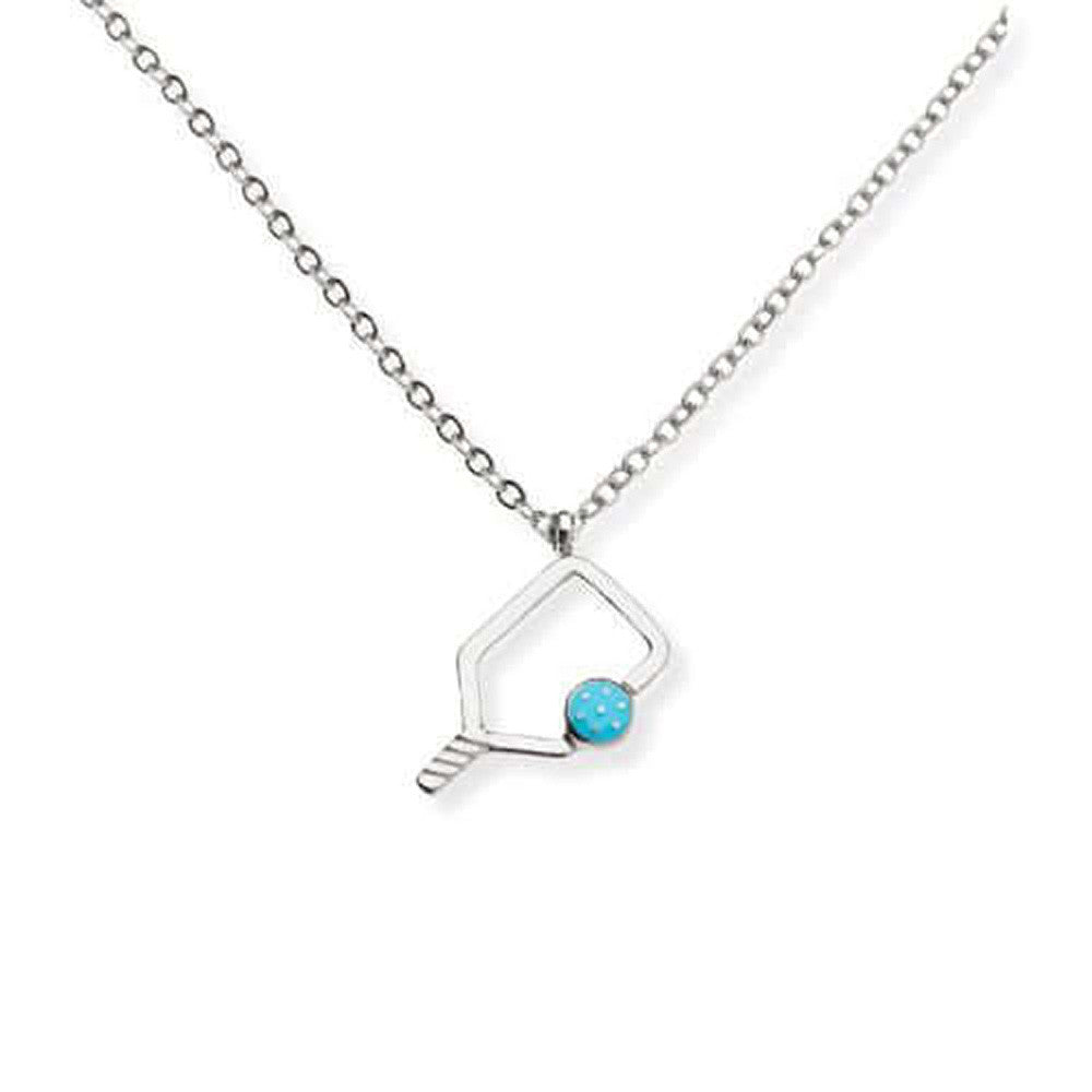 Born to Rally Color Pop Pickleball Necklace | Pickleball Sports Great Value
