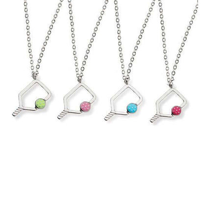 Born to Rally Color Pop Pickleball Necklace | Pickleball Sports Great Value