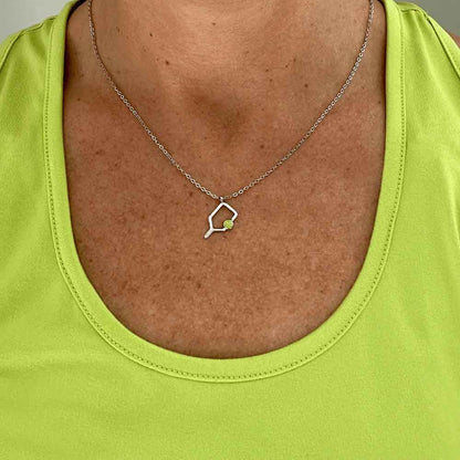 Born to Rally Color Pop Pickleball Necklace | Pickleball Sports Great Value