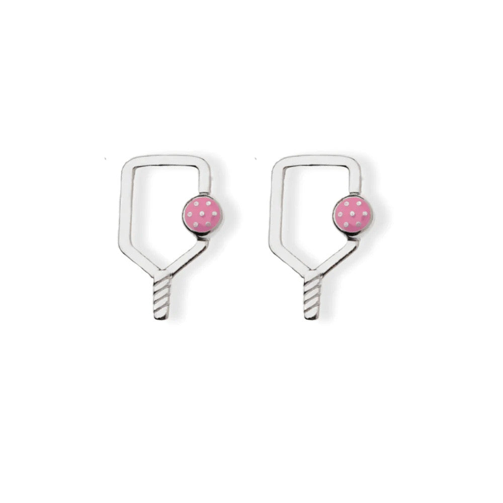 Born to Rally Color Pop Pickleball Paddle Stud Earrings | Pickleball Sports Latest