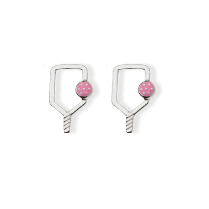 Born to Rally Color Pop Pickleball Paddle Stud Earrings | Pickleball Sports Latest