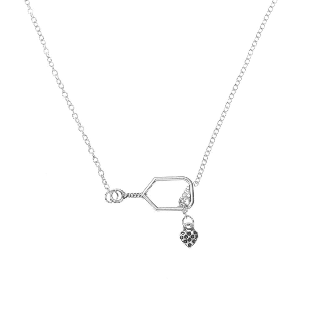 Born to Rally Lob and Love Lariat Pickleball Necklace | Pickleball Sports Trusted