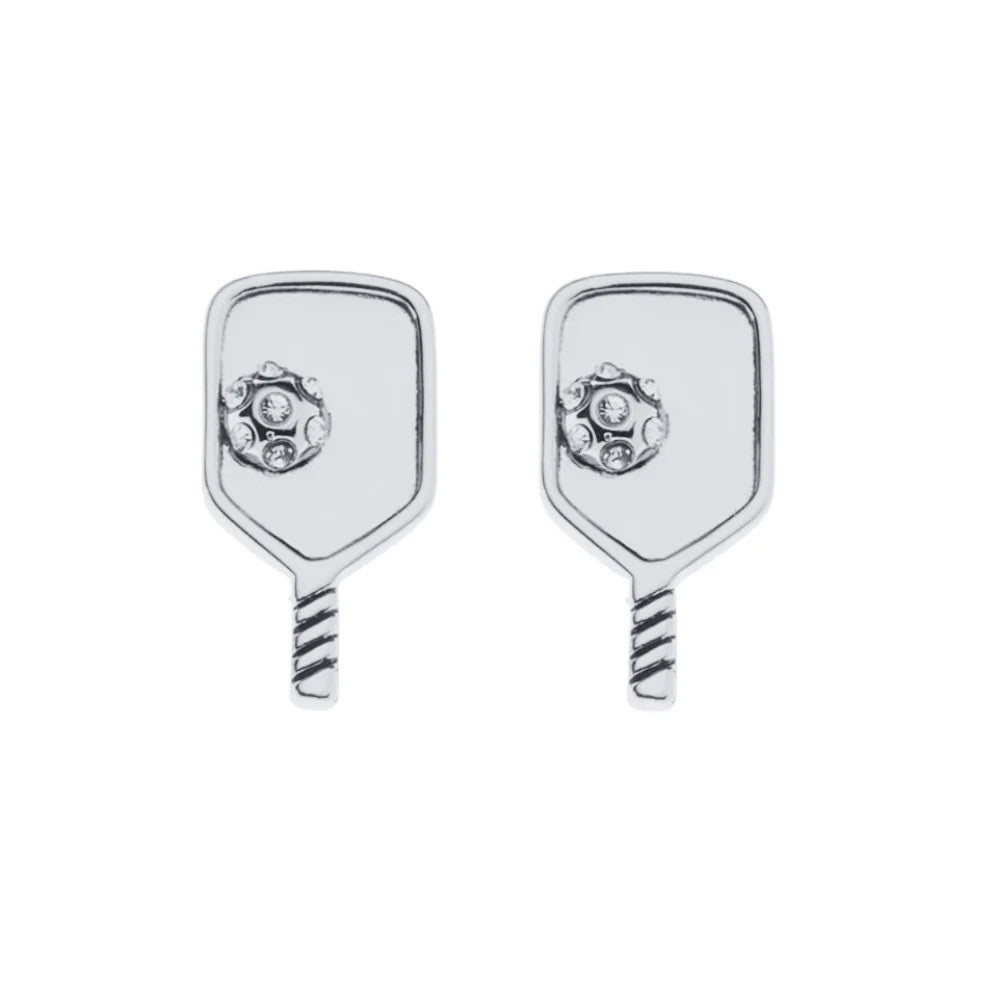 Born to Rally Pickleball Paddle Stud Earrings | Pickleball Sports Top Pick