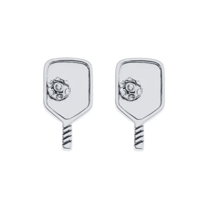Born to Rally Pickleball Paddle Stud Earrings | Pickleball Sports Top Pick