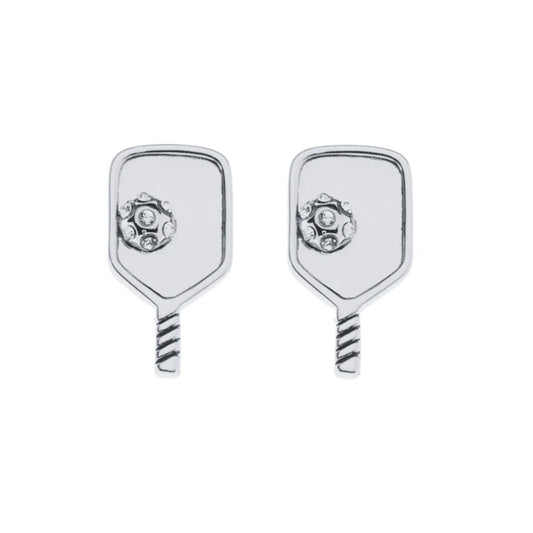 Born to Rally Pickleball Paddle Stud Earrings | Pickleball Sports Top Pick
