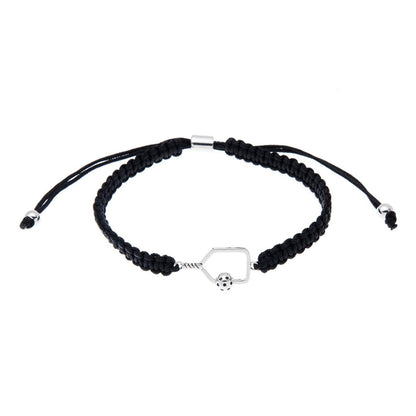 Born to Rally Pickleball Paddle Adjustable Rope Bracelet | Pickleball Sports Everyday