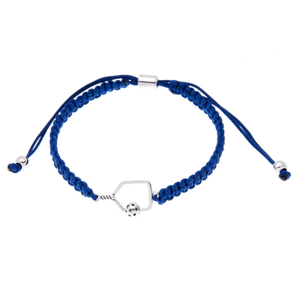 Born to Rally Pickleball Paddle Adjustable Rope Bracelet | Pickleball Sports Everyday