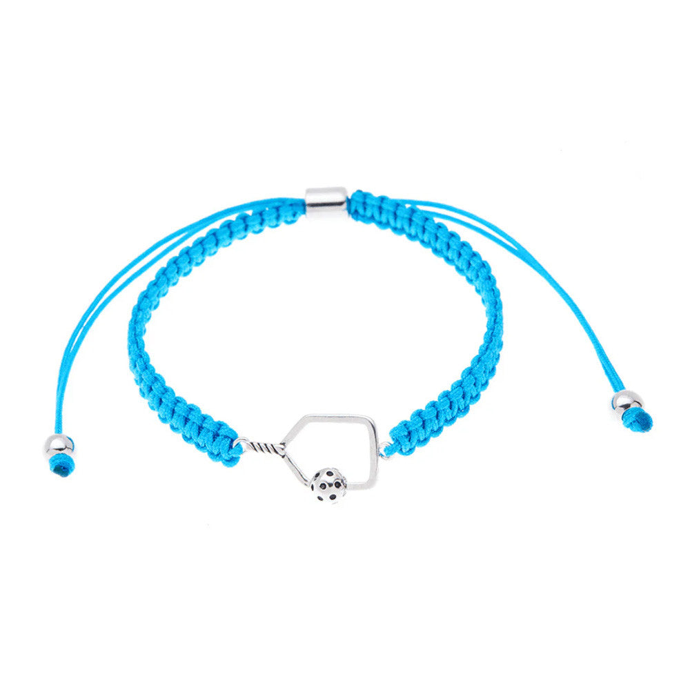 Born to Rally Pickleball Paddle Adjustable Rope Bracelet | Pickleball Sports Everyday