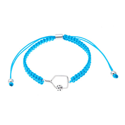 Born to Rally Pickleball Paddle Adjustable Rope Bracelet | Pickleball Sports Everyday