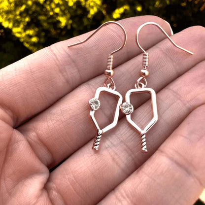 Born to Rally Pickleball Dangle Earrings | Pickleball Sports Great Value