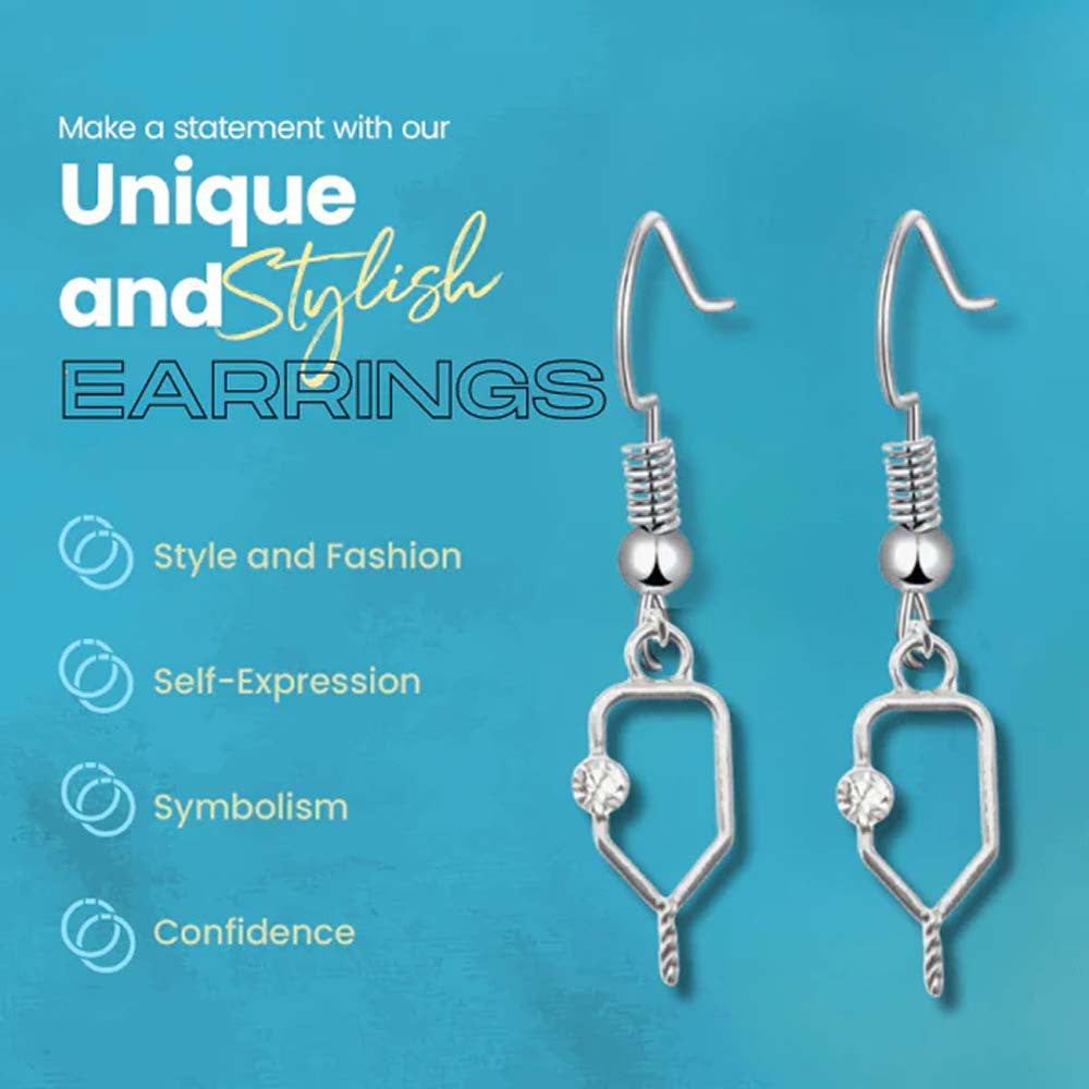 Born to Rally Pickleball Dangle Earrings | Pickleball Sports Great Value