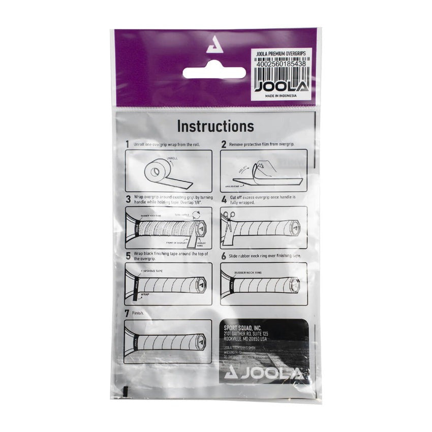 JOOLA Premium Overgrip - 4-Pack | Pickleball Sports Classic