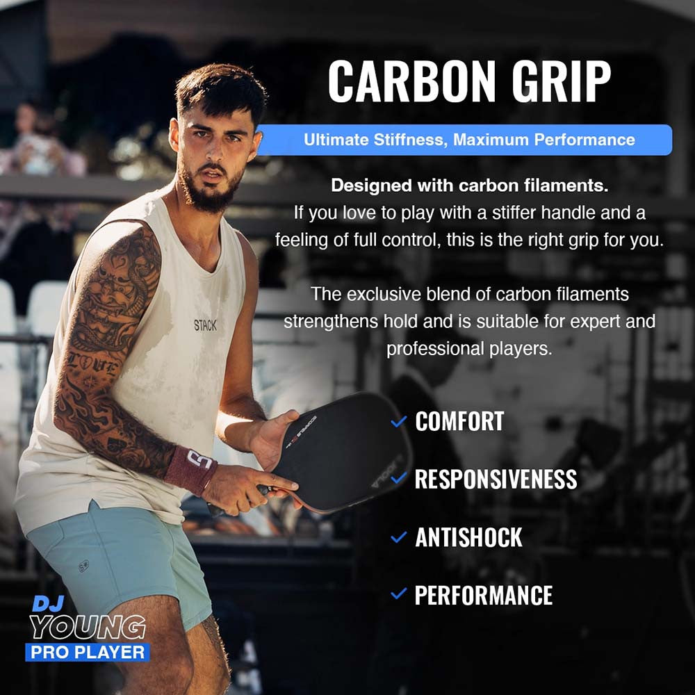 Hesacore Pickleball Carbon Grip | Pickleball Sports Quality