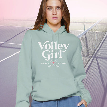 ZER002 Volley Girl Hooded Sweatshirt - Unisex | Pickleball Sports Trusted
