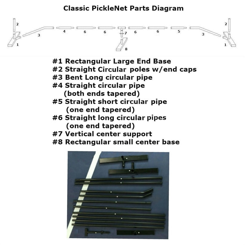 Classic PickleNet Replacement Parts | Pickleball Sports Essential