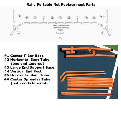 Rally Portable Net Replacment Parts | Pickleball Sports Value