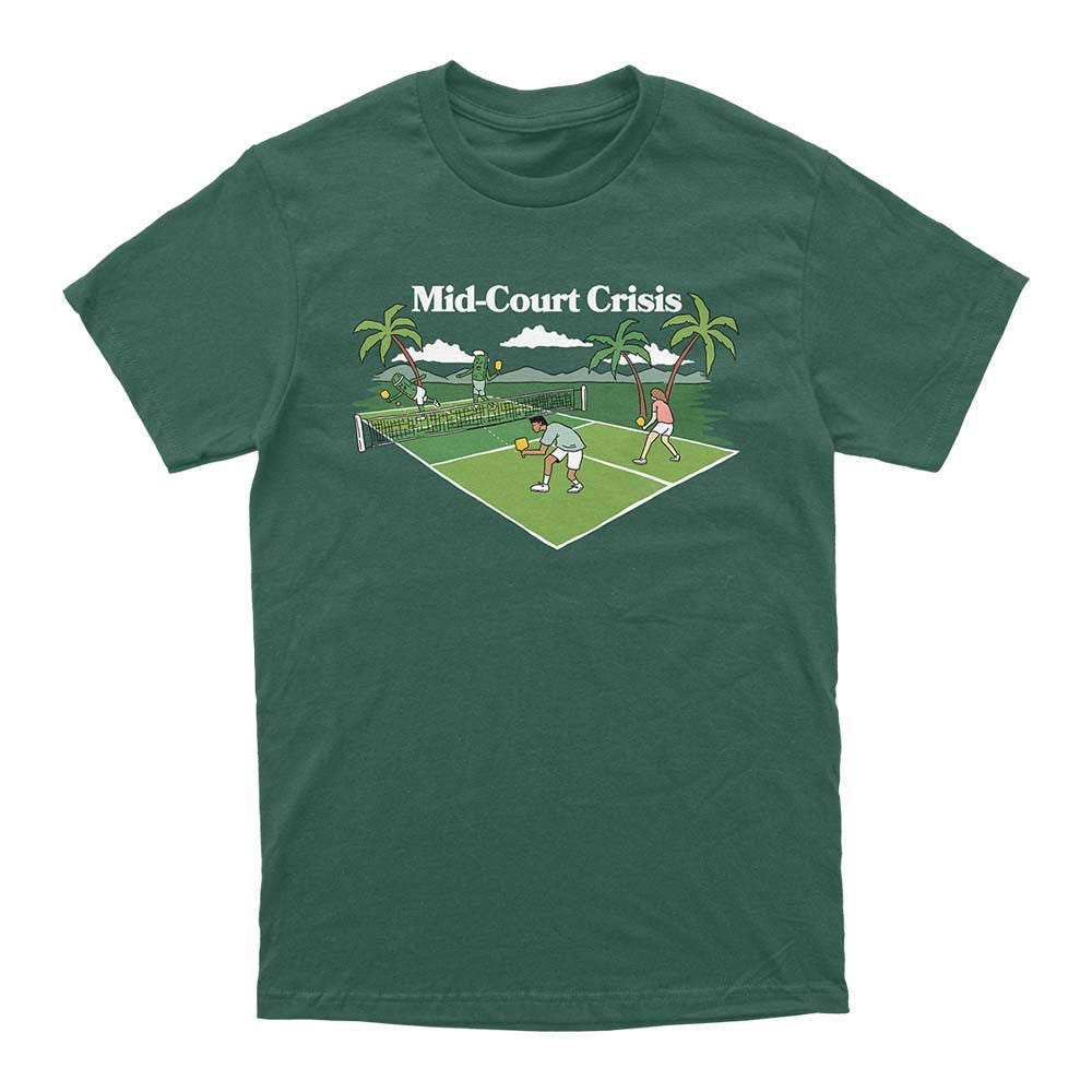Wallflower Mid Court Crisis T-Shirt - Unisex | Pickleball Sports Top Pick