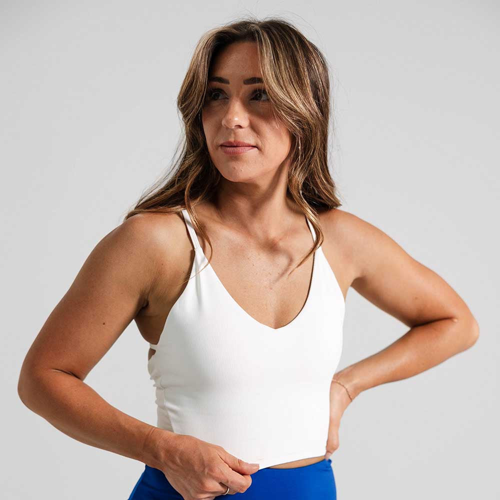 erne Florence Ribbed Tank Bra Top | Pickleball Sports Great Value