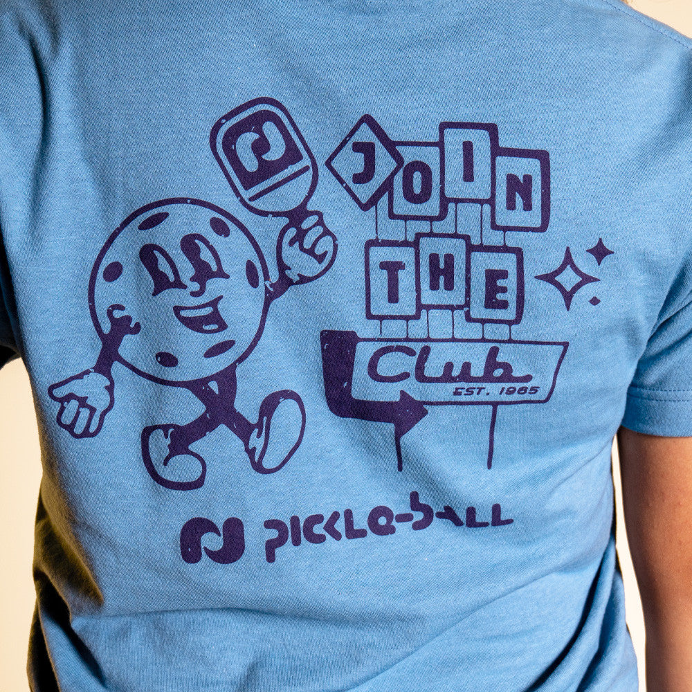 Heritage Pickle-ball Join The Club Retro Ball Tee | Pickleball Sports Value