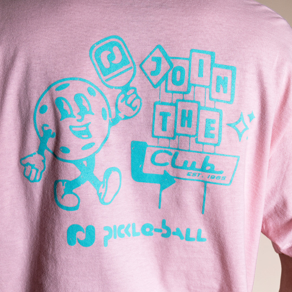 Heritage Pickle-ball Join The Club Retro Ball Tee | Pickleball Sports Value