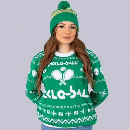 Heritage Pickle-ball Holiday Sweater | Pickleball Sports Great Value