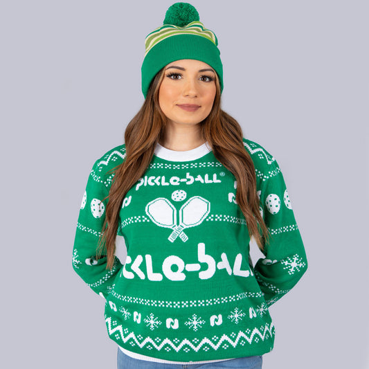 Heritage Pickle-ball Holiday Sweater | Pickleball Sports Great Value
