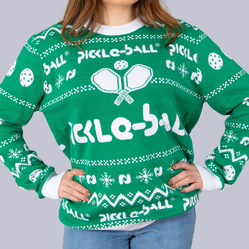 Heritage Pickle-ball Holiday Sweater | Pickleball Sports Great Value