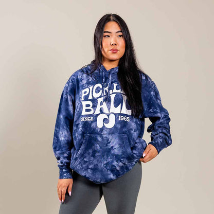 Heritage Pickle-ball Groovy Hoodie | Pickleball Sports Latest