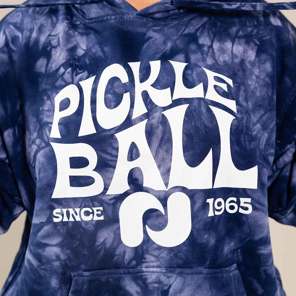 Heritage Pickle-ball Groovy Hoodie | Pickleball Sports Latest