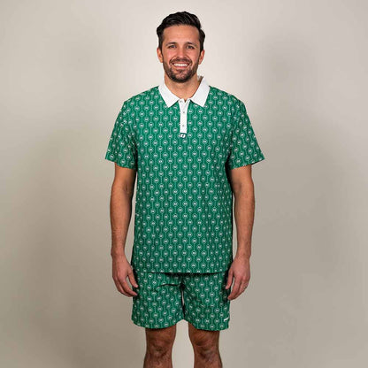 Heritage Pickle-ball Logo Polo - Unisex | Pickleball Sports Quality