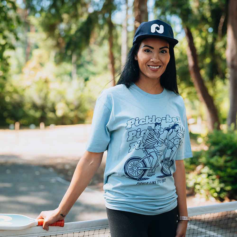 Heritage Pickle-ball Bike Tee - Unisex | Pickleball Sports Customer Favorite