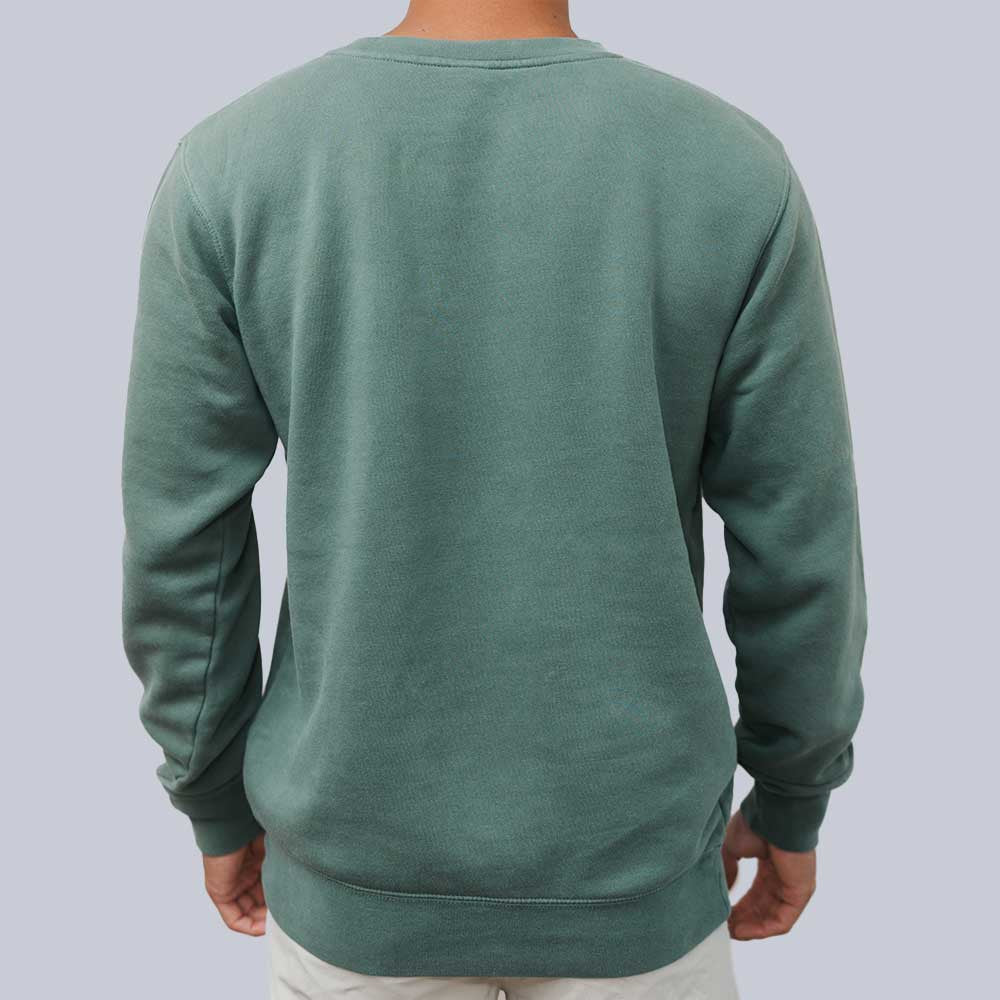 Heritage Pickle-ball Embroidered Cursive Crew Neck Sweatshirt | Pickleball Sports Value