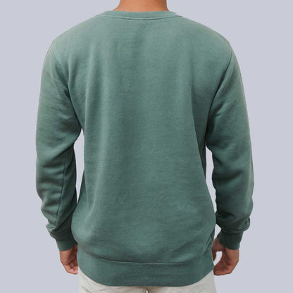 Heritage Pickle-ball Embroidered Cursive Crew Neck Sweatshirt | Pickleball Sports Value