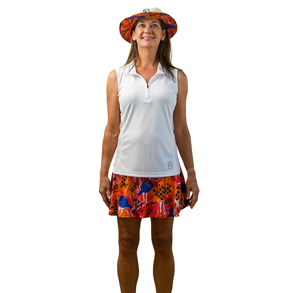 Pickleball Bella Cactus Makes Perfect Drop Pleat Skort | Pickleball Sports Customer Favorite
