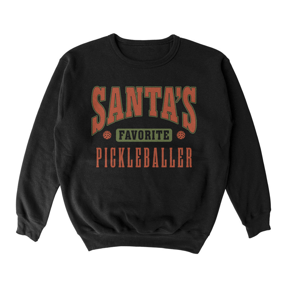 Wallflower Santa Favorite Crewneck Sweatshirt - Unisex | Pickleball Sports Classic