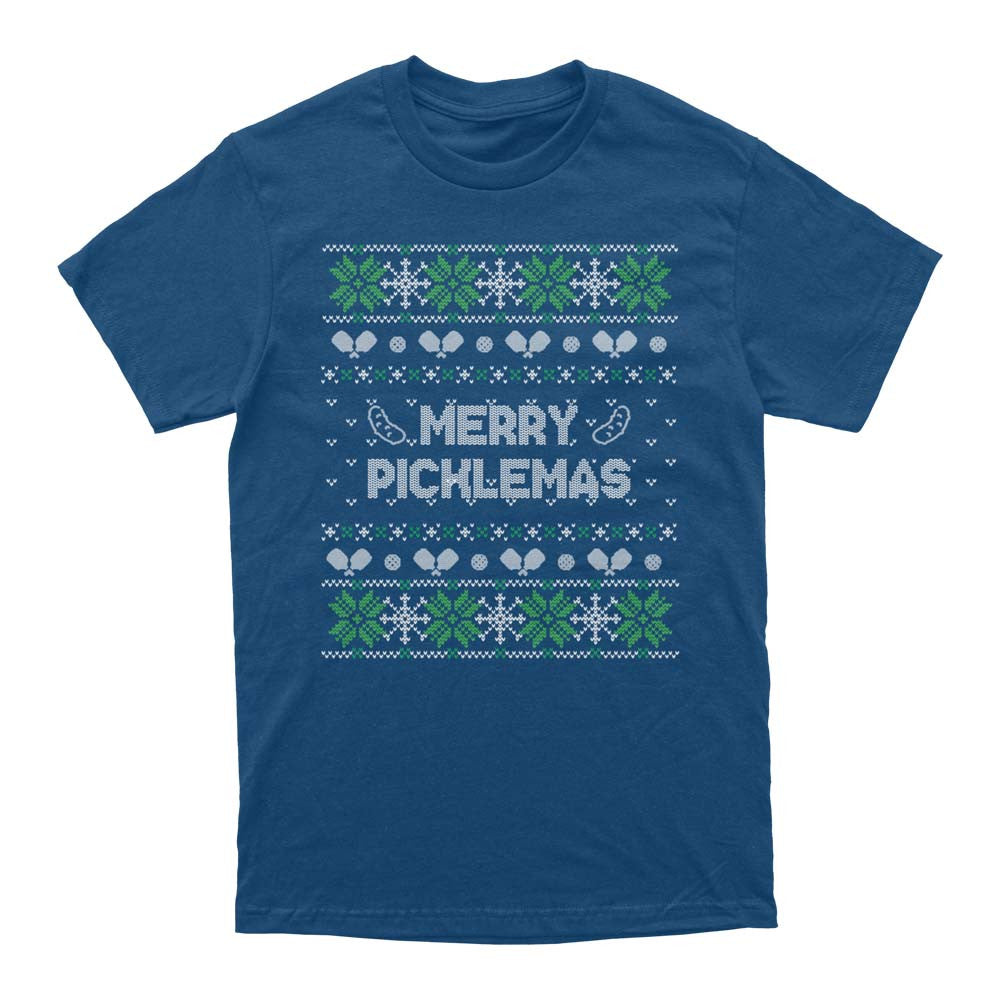 Wallflower Merry Xmas Fairisle T-Shirt - Unisex | Pickleball Sports Everyday
