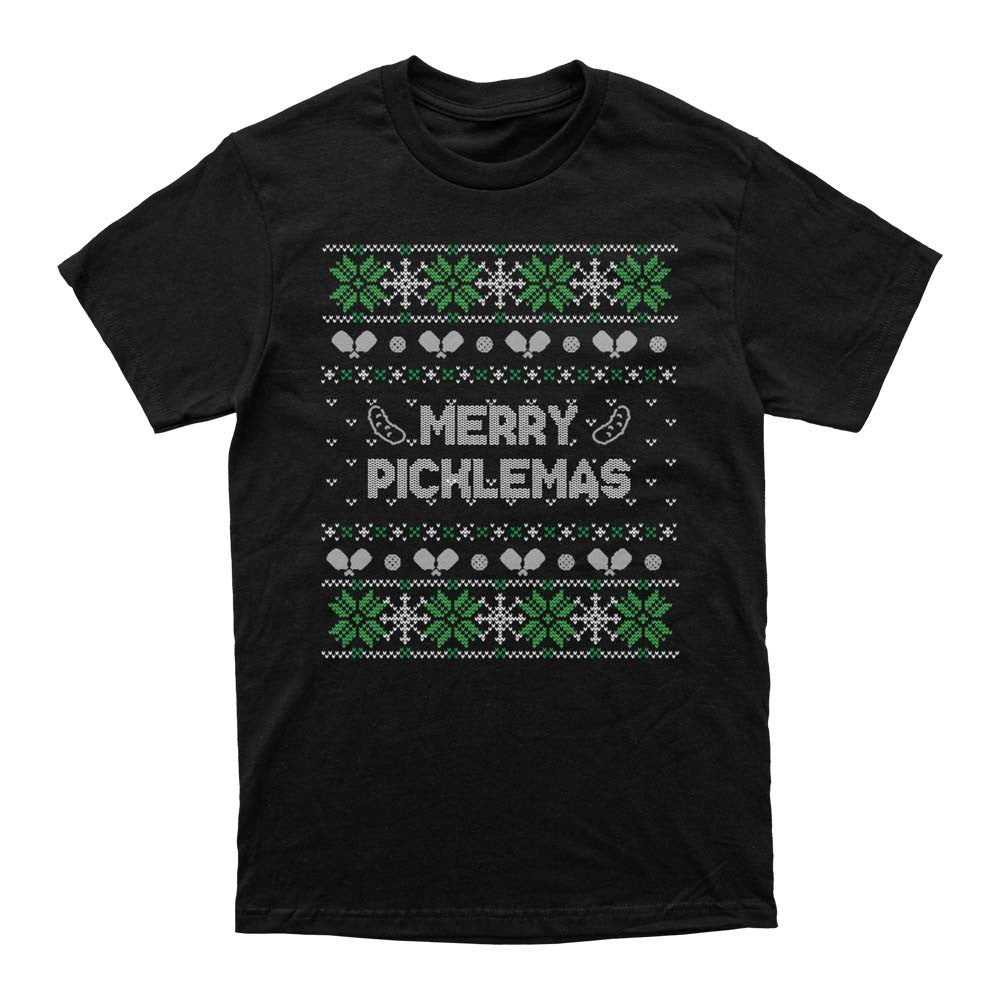 Wallflower Merry Xmas Fairisle T-Shirt - Unisex | Pickleball Sports Everyday