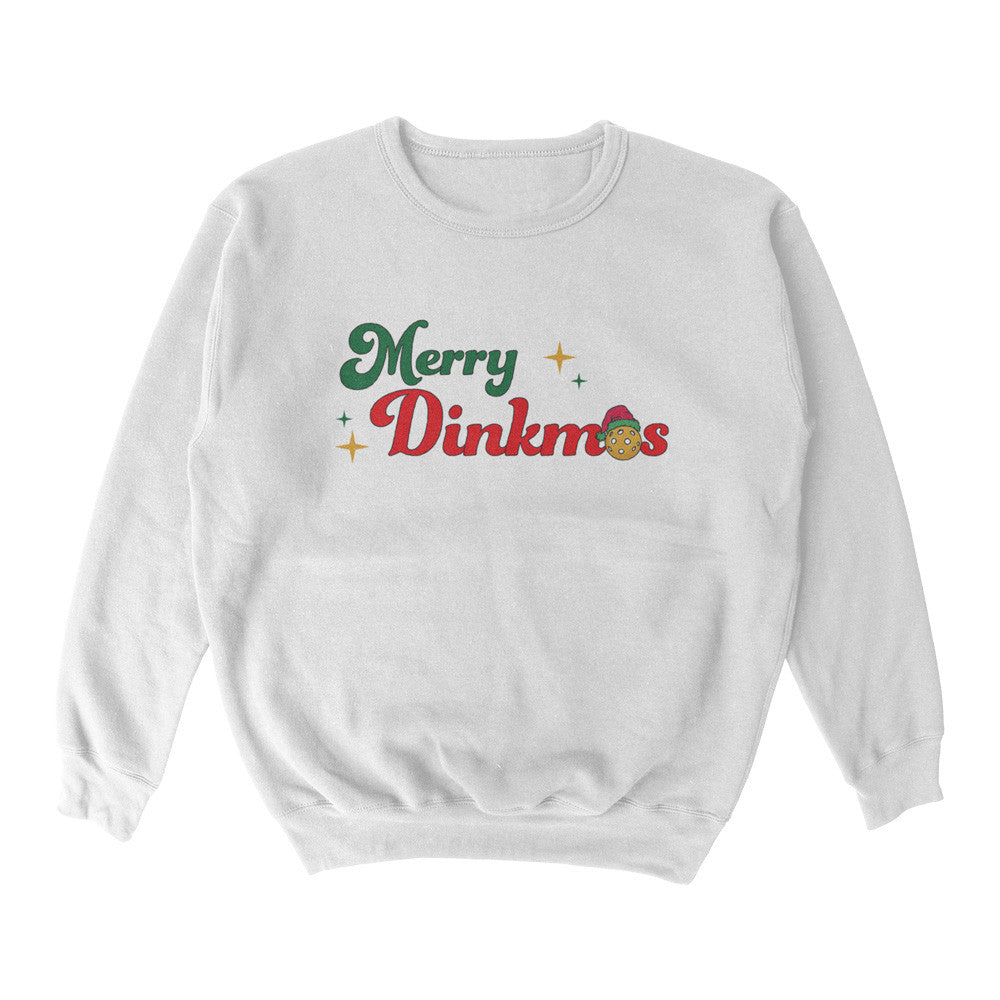 Wallflower Merry Dinkmas Crewneck Sweatshirt - Unisex | Pickleball Sports Value