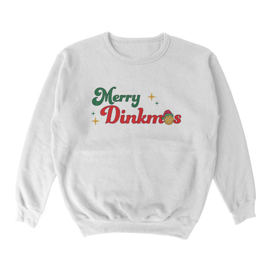 Wallflower Merry Dinkmas Crewneck Sweatshirt - Unisex | Pickleball Sports Value