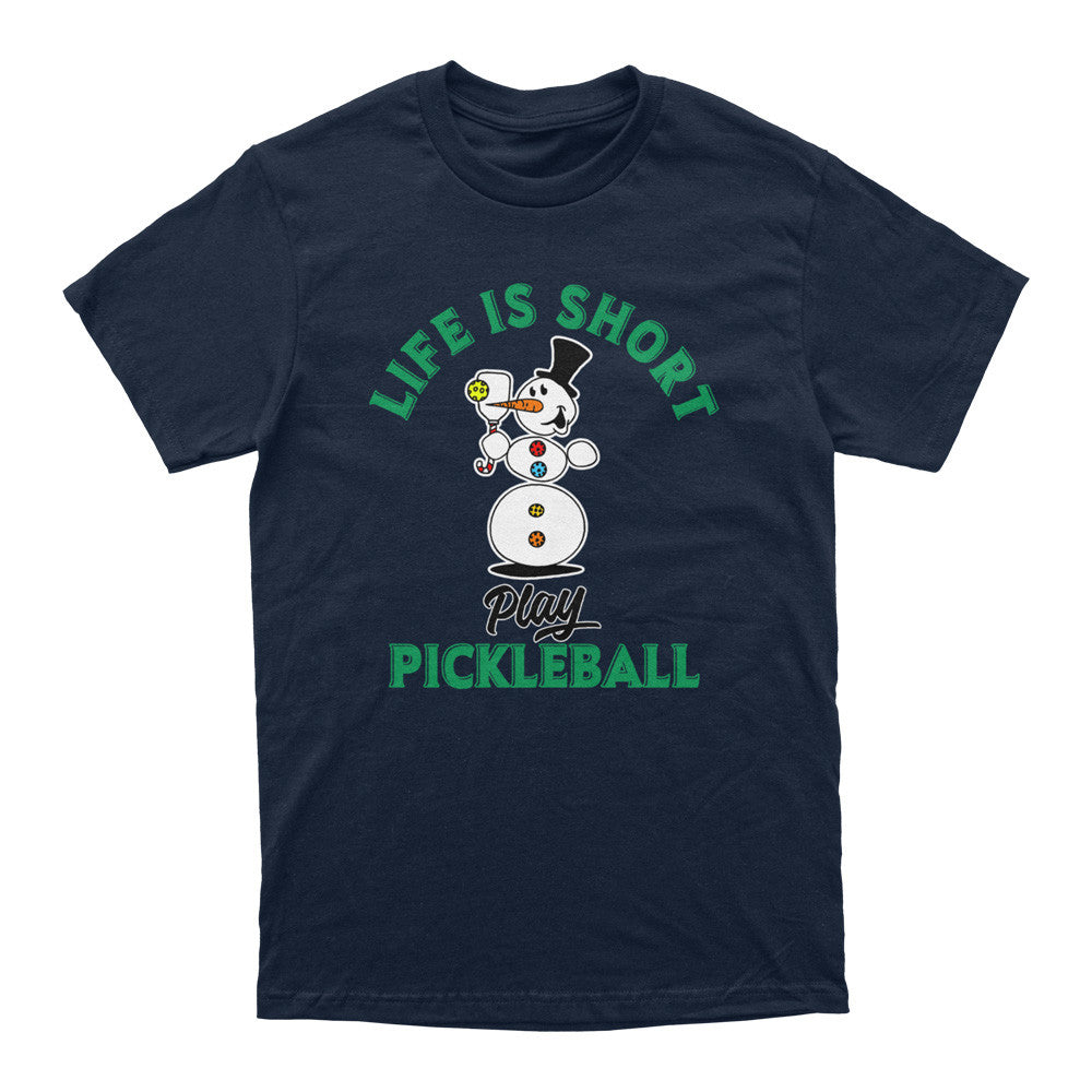 Wallflower Life is Short Melted Snowman T-Shirt - Unisex | Pickleball Sports Latest