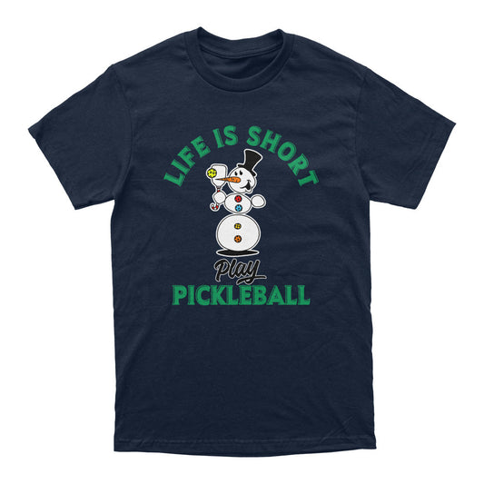 Wallflower Life is Short Melted Snowman T-Shirt - Unisex | Pickleball Sports Latest