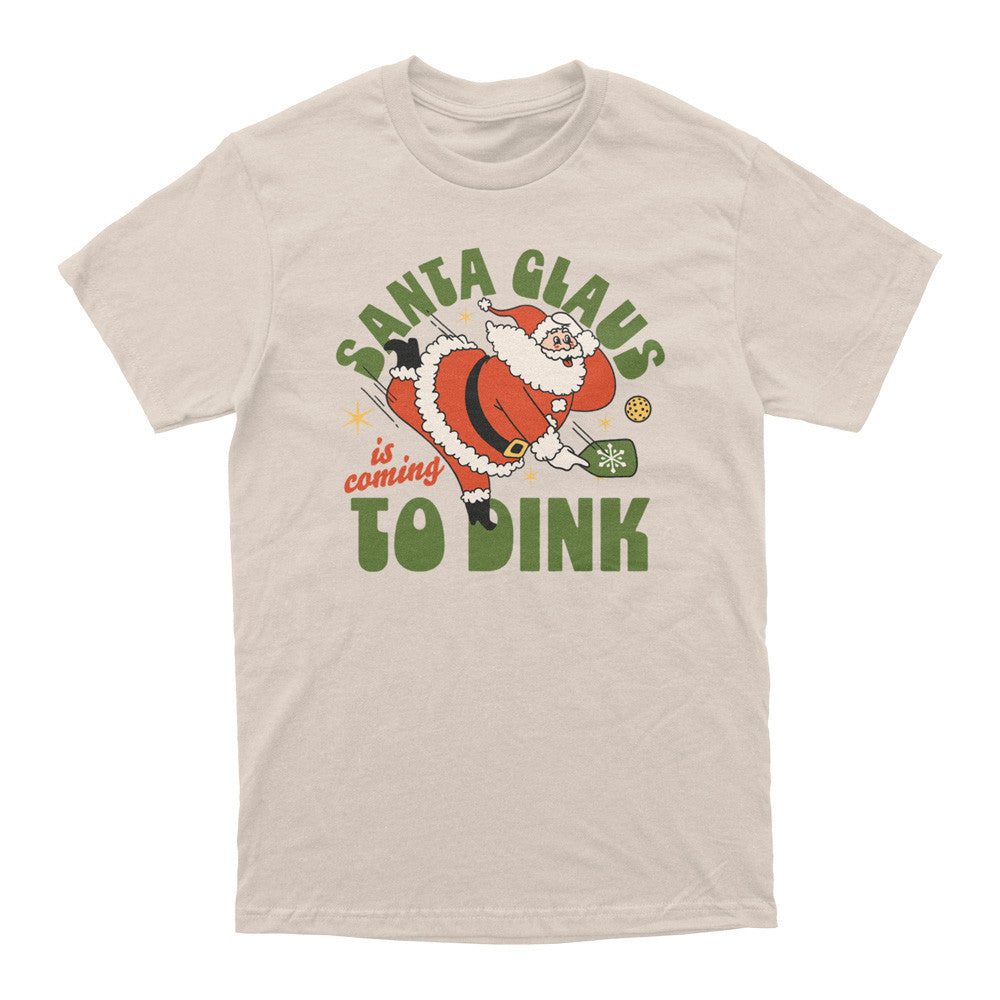 Wallflower Santa Clause Dink T-Shirt - Unisex | Pickleball Sports Customer Favorite