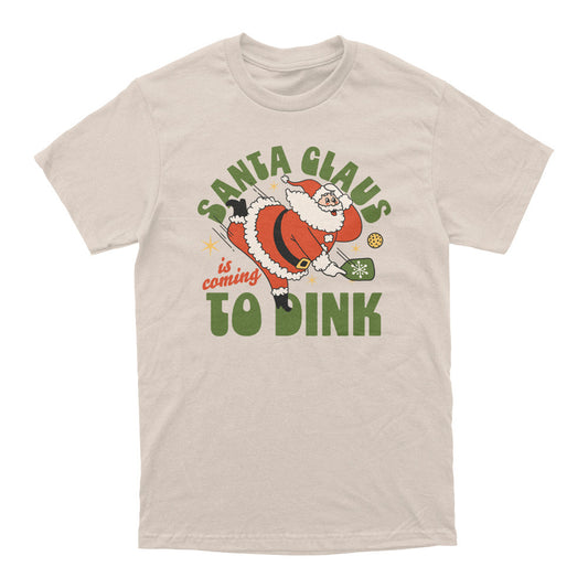 Wallflower Santa Clause Dink T-Shirt - Unisex | Pickleball Sports Customer Favorite