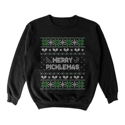 Wallflower Merry Xmas Fairisle Crewneck Sweatshirt - Unisex | Pickleball Sports Great Value