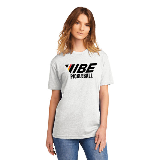 VIBE Pickleball Logo White T-Shirt | Pickleball Sports Customer Favorite